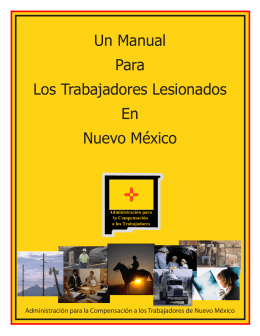 Un Manual Para Los Trabajadores Lesionados En Nuevo México