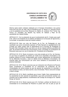 ACTA DE LA SESIÓN N.° 016 - Consejo Universitario