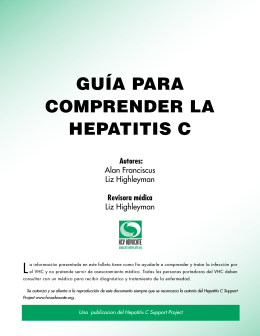 Guía para Comprender la Hepatitis C - 2010