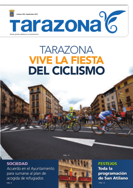 Revista Septiembre 2015 - Ayuntamiento de Tarazona