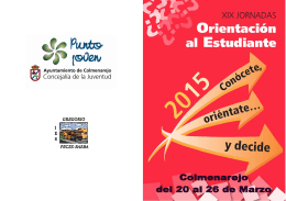 folleto jornadas 2015