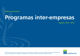 Programas inter-empresas