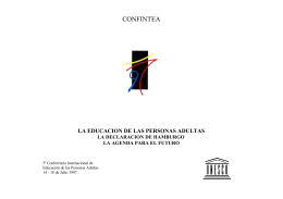 Documentos CONFINTEA V (español)