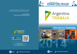 Balance Argentina Trabaja (folleto)