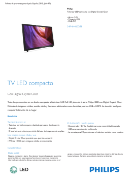 TV LED compacto de 60 cm (24") con Digital Crystal Clear