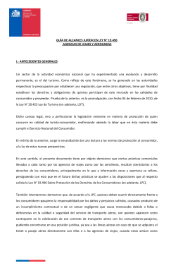 GUÍA DE ALCANCES JURÍDICOS LEY N° 19.496
