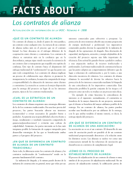 Contratos de Alianza - International Association of Dredging