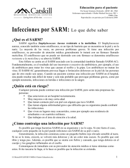 Infecciones por SARM