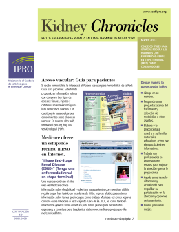 Kidney Chronicles - Network of New England