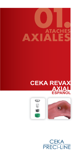 CEKA REVAX AXIAL - Ceka Preci-line