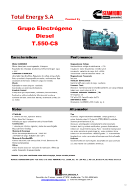 Grupo Electrógeno Diesel T.550-CS
