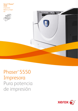 Phaser 5550 Brochure