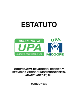 ESTATUTO - Escuela UPA