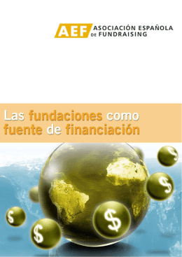 fundaciones como fuente de financiación