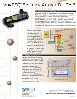 Brochure Insert ( Spanish) - Vorteq v2.0.4 (2012