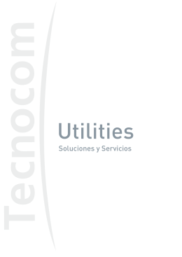 Folleto Utilities España