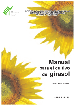 Manual del girasol - Sistema de Informacion Agricola Nacional