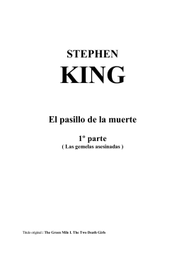 Stephen King - El pasillo de la muerte (1995)