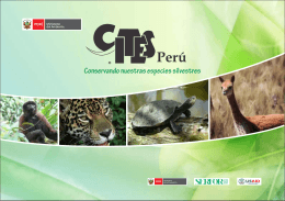 Las CITES en el Perú.