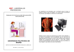 MSP | LABORSALUS PREVENCION - Universidad Politécnica de