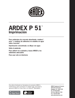 ARDEX P 51TM Imprimación