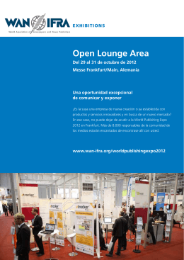 Open Lounge Area - WAN-IFRA