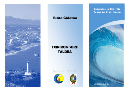 TXIPIRON SURF TALDEA Bisita Gidatua