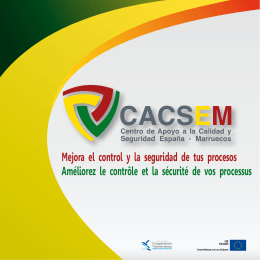 Folleto del Proyecto CACSEM