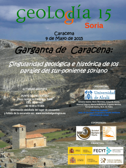 Soria - Sociedad Geológica de España
