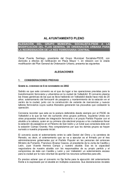 documento - Grupo Municipal Socialista Ayuntamiento de Valladolid