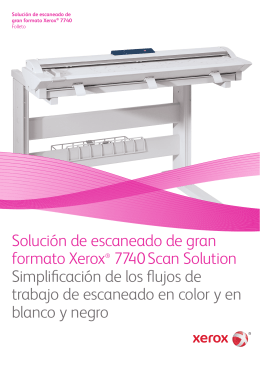 Escáner Xerox 7740
