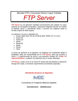 FTP Server - IMDC Consultores en Imagenes Medicas Digitales