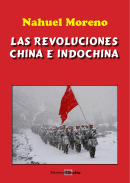Nahuel Moreno Las Revoluciones China e Indochina