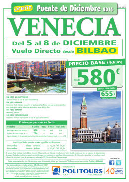 venecia - Viajes Navarsol