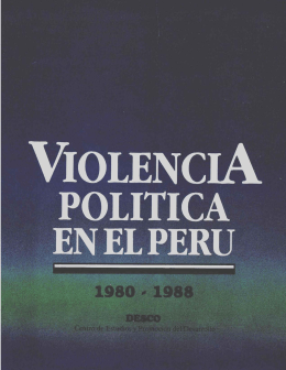 Violencia política en el Perú 1980