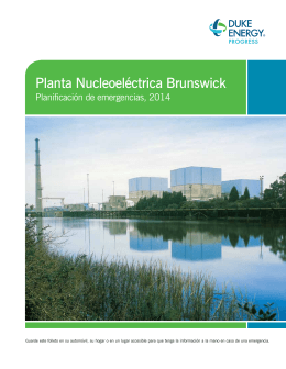 Planta Nucleoeléctrica Brunswick – Planificación de
