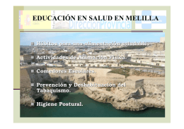 Health Education in Melilla