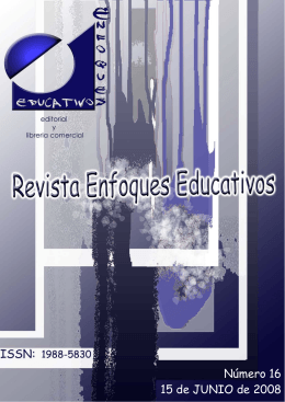 Revista Enfoques Educativos nº 16