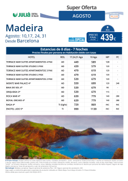 Madeira - Central de Viajes