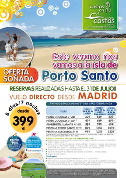 Porto Santo 399 - Costas Galicia
