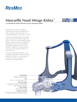 Mascarilla Nasal Mirage Kidsta™