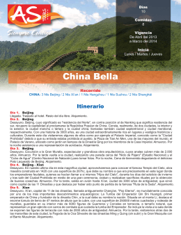 China Bella - AS Tours, México