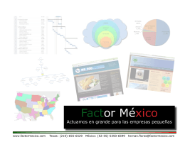 Folleto en PDF - Factor México