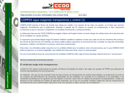 Remuneraciones Comités Dirección de las cuatro - Comfia-CCOO