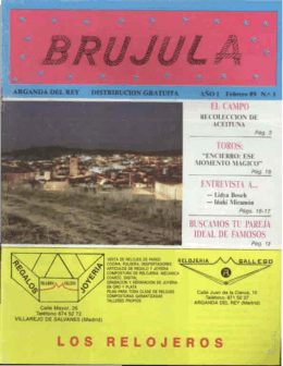 Revista "Brújula" (1988-1992) - Archivo de la Ciudad de Arganda