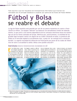 70-73 EST-Futbol.qxd - Bolsas y Mercados Españoles