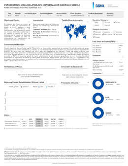 Folleto Informativo - BBVA Asset Management