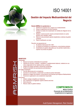 FOLLETO ISO 14001