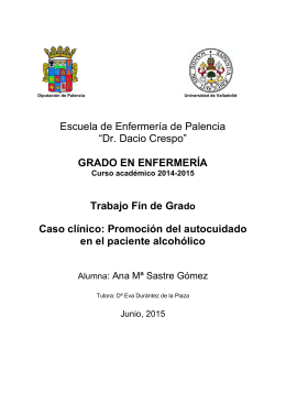 Escuela de Enfermería de Palencia “Dr. Dacio Crespo