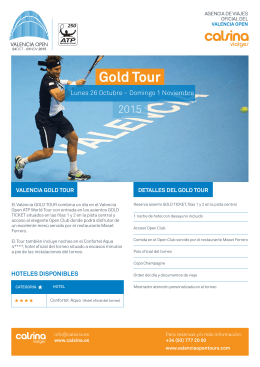 Gold Tour